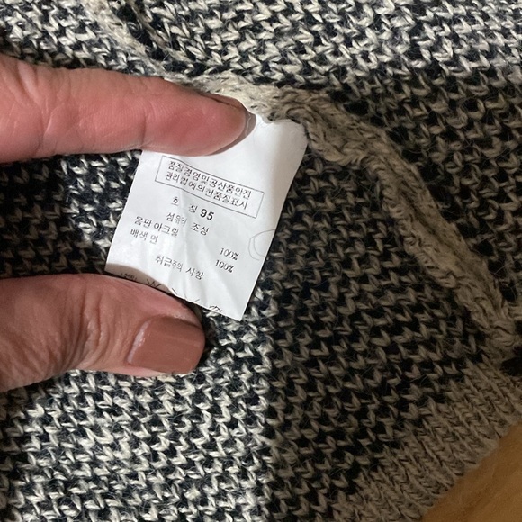 Igigli Star Patterned Cardigan with Denim Collar - Picture 14 of 17